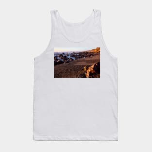 Seashore With Diving Helmet Tank Top